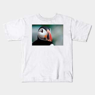 Puffin Head Shot Kids T-Shirt